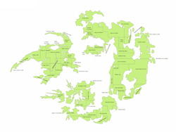 carte des régions